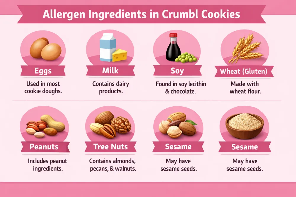 allergen items in a picture