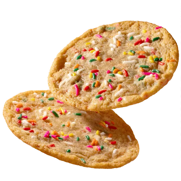Cake Batter Cookie Thins (Set of 2)