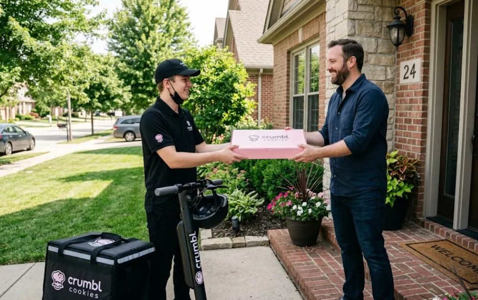 How to Use Crumbl Cookies Delivery Service?
