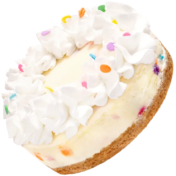 Confetti Cake Batter Cheesecake
