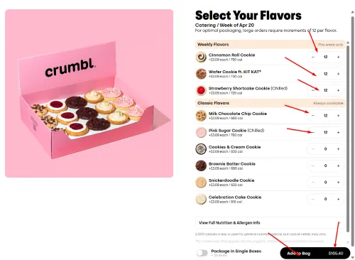 Select Your Flavors